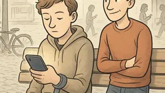 Witz: Mein Handy klebt an meiner Hand