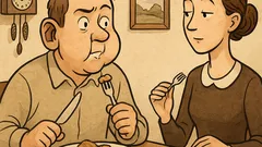 Witz: Beim Essen taub und stumm—wie?