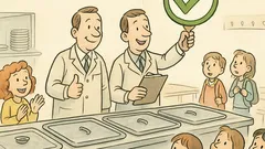 Witz: In der Mensa plötzlich Applaus